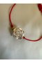 Red String Bracelet with Rose Pearl Figure and Dorica Detail - 6