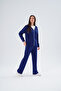Women's Modal Zippered Hooded Top and Bottom Set Comfortable Full Fit - 5