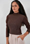 Women's blouse 922 coffee - 3