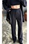 Black Oversized Pile Detailed Trousers - 98612 - 2
