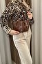 Women's Tan Handbag - Adjustable Long Strap, Charm Gift - Fibag - 4