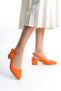 Women's shoes comfortable and fashionable daily wearable side rubberized bow 5 cm heel