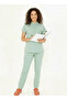 Nova - Celery Green Straight-Leg Women’s Stretch Fabric Mandarin Collar Half-Button Snap Nurse and Doctor Uniform - 5