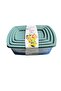 Pure 4-Piece Rectangular Storage Container Set - 3