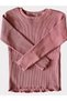 New Season Girls' Clothing Purple-Rose Pink Color Badi̇ Tayt 2-Piece Set Bottom and Top Set 3-8 Years Old - 3