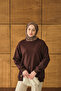 Women's Stitch Detail Tunic Brown - 4