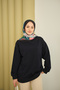 Women's Stitch Detail Tunic Navy Blue - 3