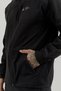 Sportswear Full Length Zippered Men's Hooded Tracksuit Set Black - 5