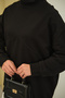 Women's Stitch Detail Tunic Black - 6