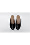 Aura Metallic Mules Black