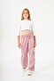 Bacak Yıldız Printed Girls' Sweatpants - 4