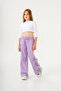 Bacak Yıldız Printed Girls' Sweatpants