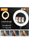 Live-R45 45cm LED Ring Light | 360° Rotating | 3 Color Modes | Remote Control - 5