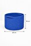 Trio Nest 3-Piece Jute Wicker Decorative Basket Set 25cm Diameter X 18cm Height Organizer Stylish - 2