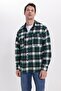 Men's relaxed fit comfortable cut double pocket winter plaid lumberjack shirt - 5