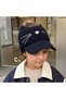 (5-8 Years Old) Open Top Cat-Lined Baseball Style Knitted Winter Hat for Girls with Long Hair - 3