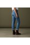 Brown Suede Genuine Leather Women's Chelsea Boots with Elastic Sides and Gold Accessories - 5