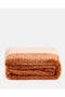 Brown Ombre Jacquard Flannel Blanket - 7
