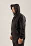 Stronger High Rsi 5 7 Full Length Zippered Men's (Large Size) Hooded Sweatshirt Black - 5