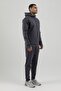 Power 22 Cr Line Full Length Zippered Men's Hooded Sweatshirt Smoked - 8