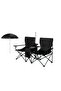 Lifestyle Campshade Dual Camping Chair with Umbrella & Cooler Storage