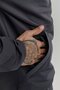 Stronger High Rsi 5 7 Half Zippered Men's Mock Neck Sweatshirt Smoked - 7