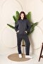 Women's 3-Thread Cotton-Inner Relaxed Fit Tracksuit Set - Seasonal & Soft Fabric - 2
