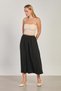 Women's Pleated Midi Skirt - Black - 3