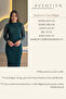 Draped Tulle Elegant Green Midi Dress - 2