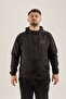 Stronger High Rsi 5 7 Full Length Zippered Men's (Large Size) Hooded Sweatshirt Black