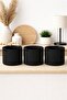 Trio Nest 3-Piece Jute Wicker Decorative Basket Set 25cm Diameter X 18cm Height Organizer Stylish - 2