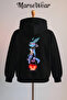 Printed Cotton 3 Thread O Oversized K Hooded Sweatshirt