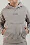 Border Fz.7 Young Child with Kangaroo Pocket Hooded Sweatshirt Gray - 5