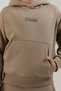 Border Fz.7 Young Child Hooded Sweatshirt with Kangaroo Pocket Brown - 4