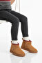 Tan Suede Fur Lined Cold Resistant Girls' Boots Ugy F