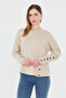Women's Button Detailed Boat Neck Blouse