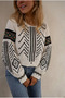 Women's White Balloon Sleeve Embroidered Cotton Blouse - 4