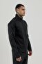 Power 22 Cr Line Full Length Zippered Men's Mock Neck Sweatshirt Black - 2