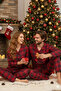 Women's Red Plaid Pajama Set – Women - 2
