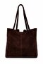 Premium Genuine Original Leather Suede Women's Hand and Shoulder Bag - 5