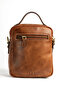 Genuine Leather Shoulder Messenger Bag - 3