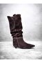 Maria Real Suede Leather Women's Boots - 2