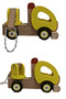 Wooden Toy Crane Truck |   With a String and a Hook |   Natural Wood |   Educational & Durable - 7