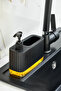 Modern Countertop Liquid Soap Dispenser with Transparent Base - Sponge Compartment (550 ml) - 3
