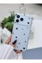 iPhone 17 Promax Compatible Anti-Shock Matte Transparent Printed Silicone Case - 4