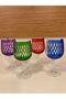 Bohemia Crystal Coffee Glass, Set of 4, Colorful - 7