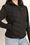 Women's Hooded Softshell Slim Fit Windproof Double Pocket Puffer Coat - 2