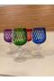 Bohemia Crystal Coffee Glass, Set of 4, Colorful - 2