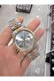 Roman Numeral Dual Calendar Men's Wristwatch
