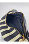 Harvey Miller Black-White Linen & Patent Leather Large Unisex Waist Bag - 6